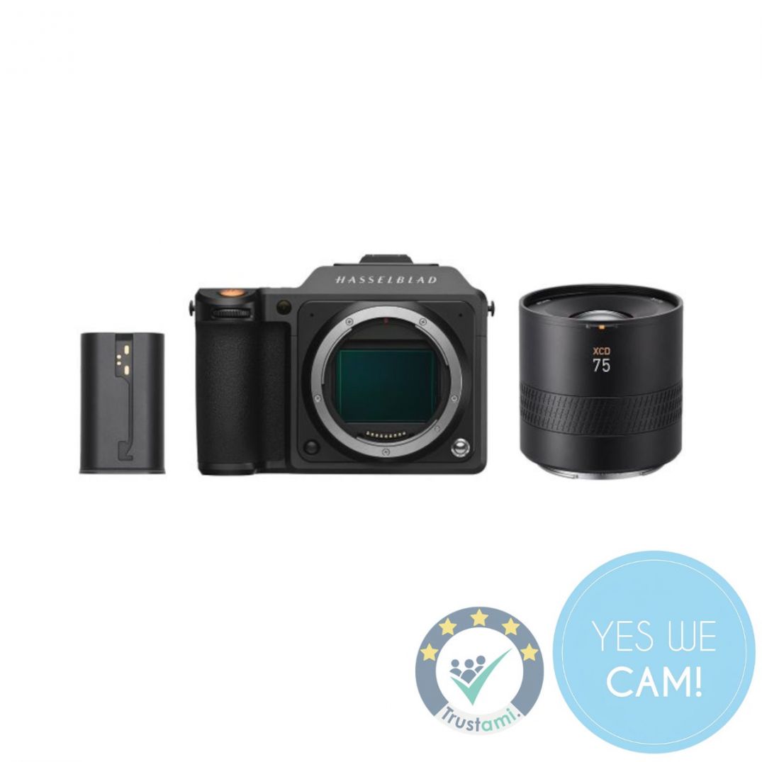HASSELBLAD X2D 100C & XCD 3,4/75P Lightweight Portrait Lens Kit EU Mittelformatkamera 100MP