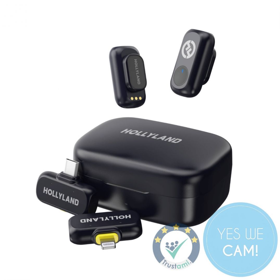 Hollyland LARK A1 Combo Space Gray Wireless Microphone, Funkmikrofon-Set