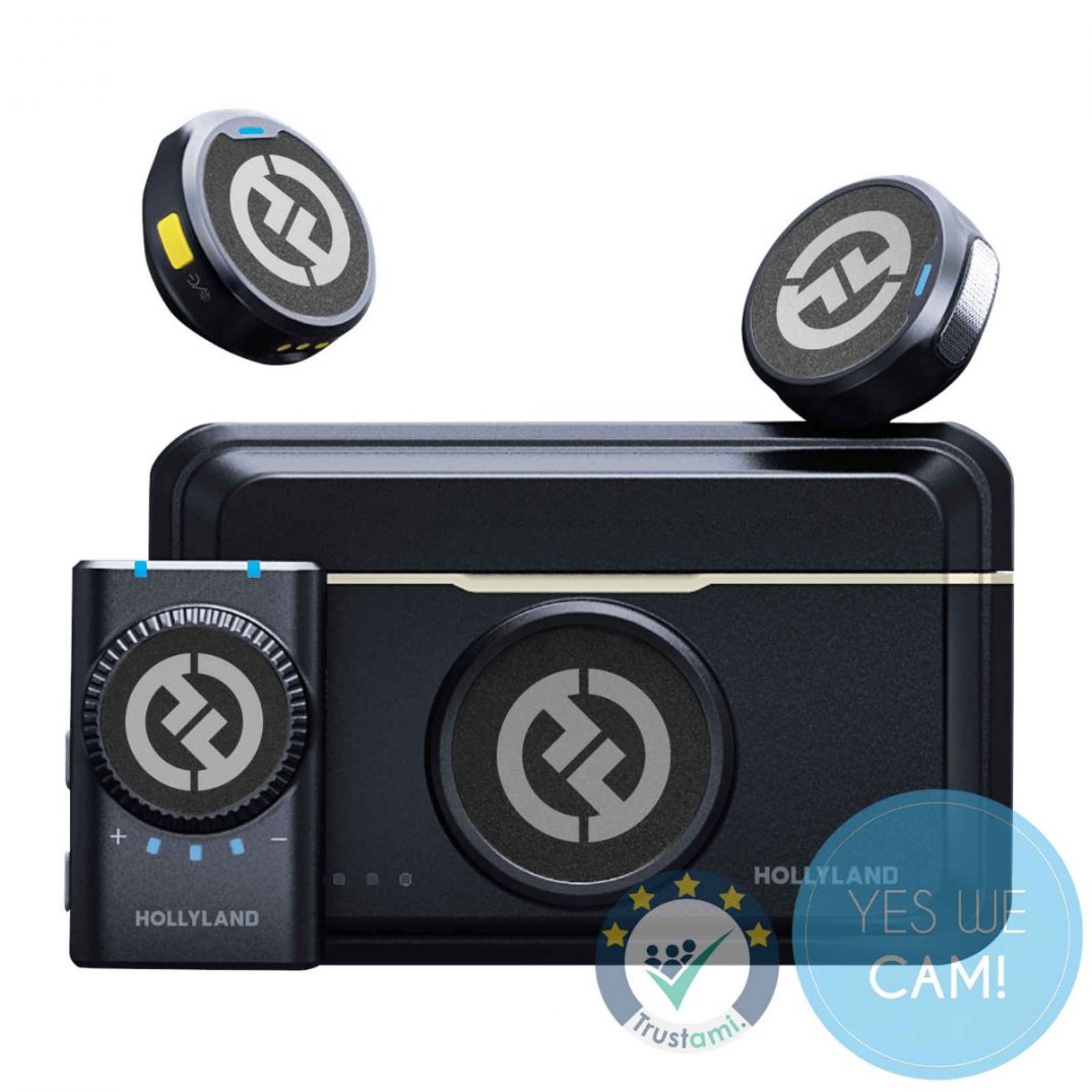 Hollyland LARK M2 for Camera - Shine Charcoal, Audio-Kit