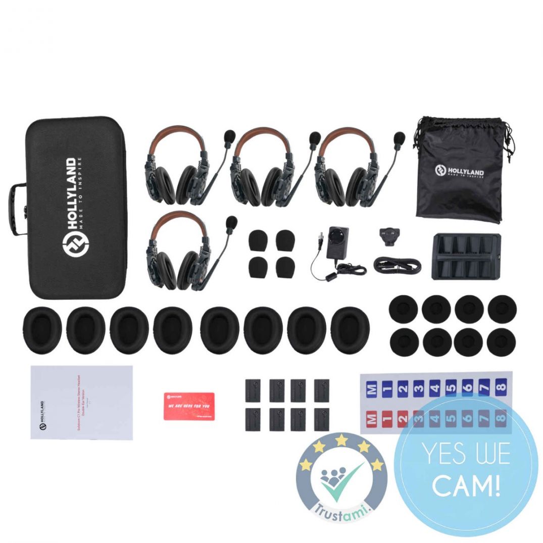 Hollyland Solidcom C1 Pro 4Set DH, Doppel-Ohr-Version