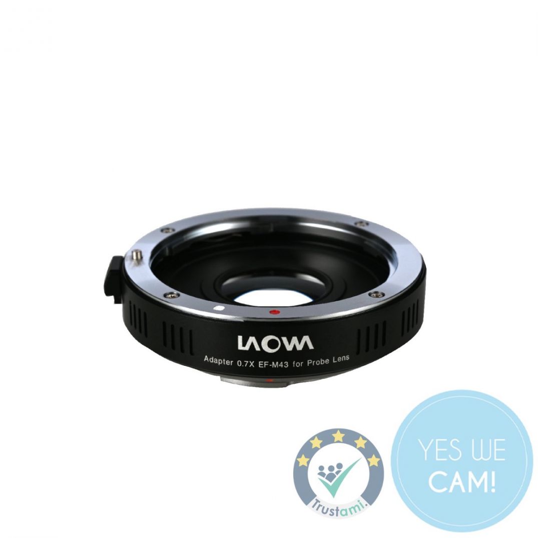 LAOWA 0.7x Focal Reducer for 24mm f/14 Probe Lens - EF-M43 Objektiv-Adapter