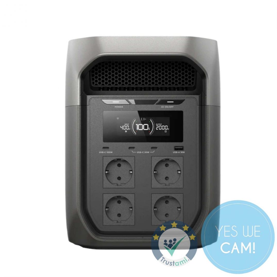 EcoFlow DELTA 3 Max mobile Powerstation im Einsatz beim Camping