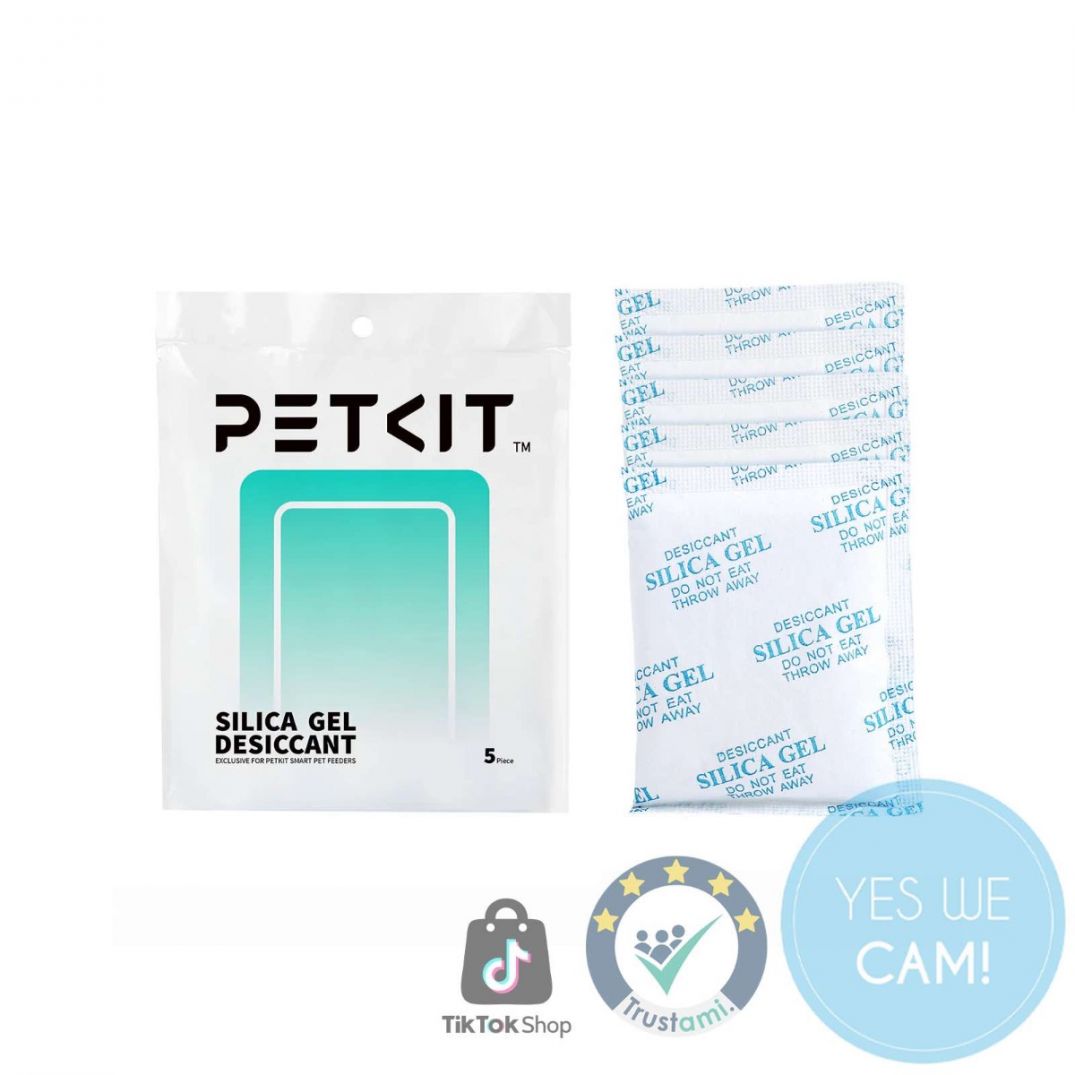 PETKIT Futterautomat Feuchtigkeitsbeutel Desiccant 5 Stück aus Kieselgel