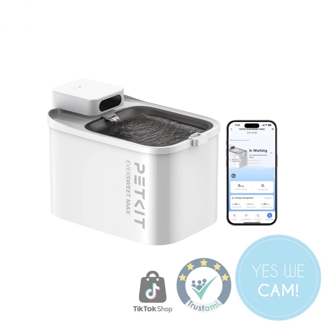 PETKIT Trinkbrunnen Eversweet Max, Kabelloser Trinkbrunnen