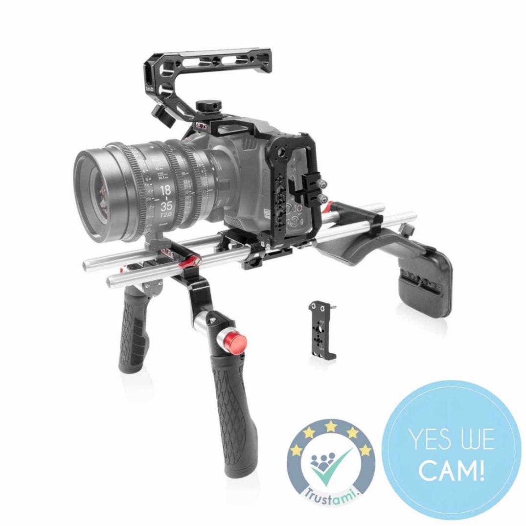 SHAPE Blackmagic Cinema Camera 6K/6K PRO/6K G2 Shoulder Mount, Cage-Set