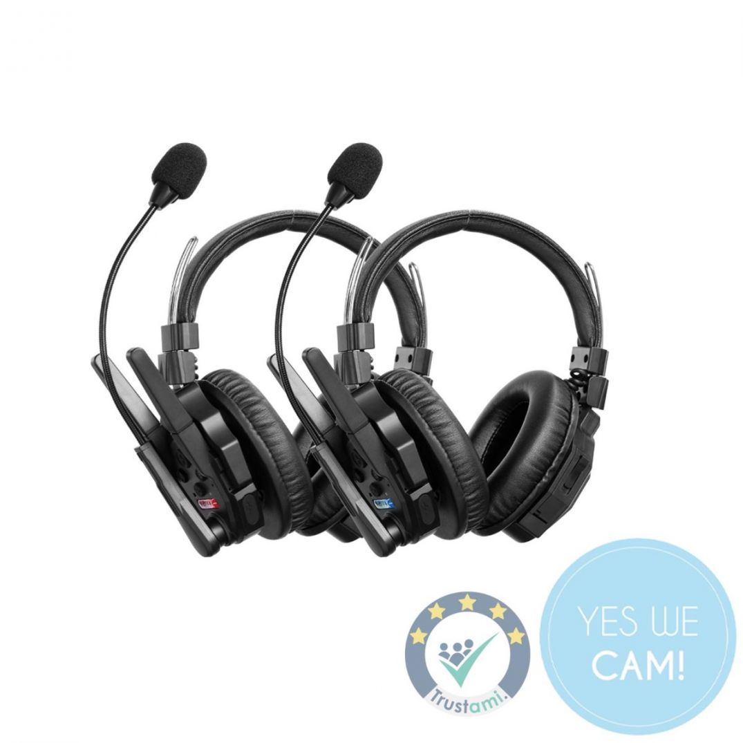 SYNCO Xtalk XMax 2 - Xtalk Xmax Wireless Intercom System mit Dual-Ohr-Design in Vorderansicht