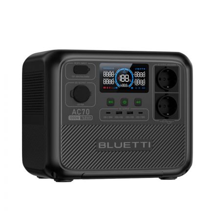 BLUETTI AC70P Tragbare Powerstation 1000 W, 768 Wh - 0% MwSt. (gem. § 12 Abs. 3 UStG)*