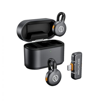 Hollyland LARK M2S with USB-C Plug Wireless Microphone