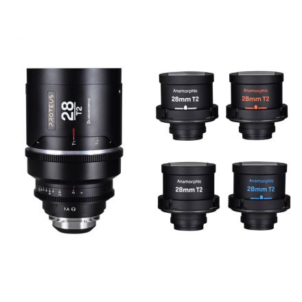 LAOWA Proteus Flex 2X Anamorphic 28mm T2 - Meters Arri PL Default + EF