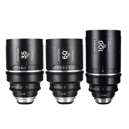 LAOWA Proteus Flex 2X Anamorphic 3-Lens Bundle Set B 35mm, 60mm, 100mm - Meters Arri PL Default + EF