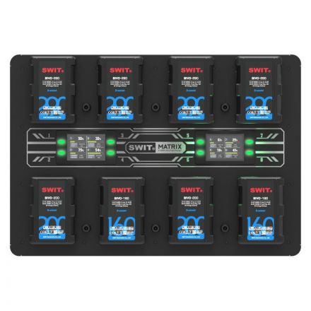 SWIT MATRIX-B8 8x100W Ultra fast B-mount Wall Charger