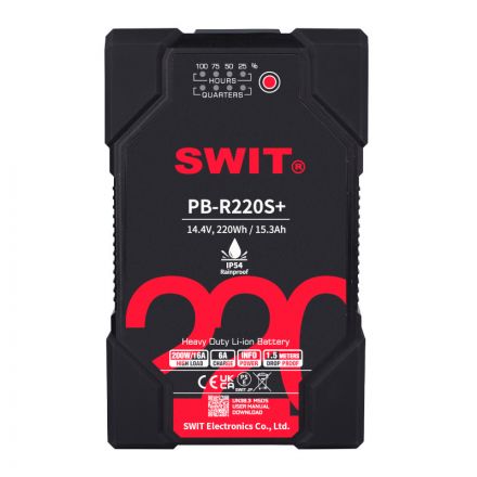 SWIT PB-R220S+ 220Wh Heavy Duty IP54 Battery Pack