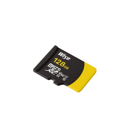 Wise 128GB microSDXC UHS-II V60 Memory Card