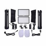 amaran Pano 60c 2-Light Kit - Charcoal, Lieferumfang