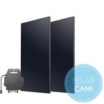 Anker SOLIX Balkonkraftwerk 890W IBC-Modul PV mit Mikrowechselrichter 600W/800W Sonnenenergie