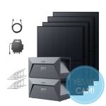 Anker SOLIX Solarbank Dual-System mit Bodenhalterungen 2160W, 3200Wh Energieversorgung