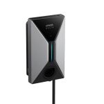 Anker Solix V1 Smart EV-Charger 11 kW in der Frontansicht mit LED- Stromspeicher und fest integriertem Typ-2 Kabel.