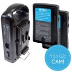 Axcom V-Mount Ladegerät + 2 U-SVLO-99 Akkus - Bundle