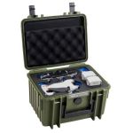 B&W Typ 200 Case bronze-grün mit gummiertem Griff und stabilen Verschlüssen für DJI Mini 4 Pro
