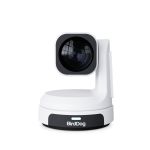 BirdDog Max White Kamera mit Zoom-Optik im Einsatz