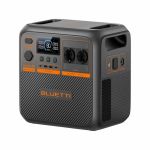 BLUETTI Premium 200 V2 Powerstation in schräger Ansicht von rechts mit Griffen und Ports