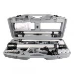 Byomic Einsteiger Refraktorteleskop 60/700 mit Koffer Teleskop LED-Sucher