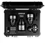 DZOFILM Pavo 2x anamorphic Prime C set macro 65mm/180mm T2.8, 135mm T2.5 - Neutral Coating - PL&EF mount - metric