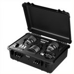 DZOFILM Pavo 2x anamorphic Prime C set macro 65mm/180mm T2.8, 135mm T2.5 - Neutral Coating - PL&EF mount - metric