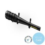 DZOFILM X-TRACT 18-28mm Probe-Objektiv in Frontansicht mit Makrospitze