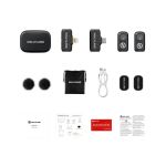 Hollyland LARK A1 Combo Space Gray Wireless Microphone, Lieferumfang
