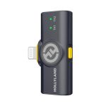 Hollyland LARK M2 Combo Version - Shine Charcoal, Lightning-Empfänger, vorne