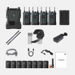 Hollyland Solidcom M1 Single Ear with 4 beltpacks, Lieferumfang