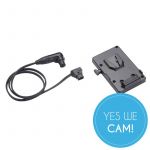 Litepanels Anton Bauer V-Mount Batterie Adapter mit P-Tap to 3-pin XLR Kabel