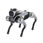 Magicdog EDU Roboterhund mit LED-Gesicht und Brillenanzeige, rechte Frontansicht