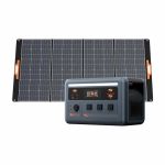 Oscal PowerMax 1800 zeigt Batteriestatus auf dem LED-Display - einfache Kontrolle unterwegs