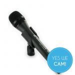 Sennheiser MD 46 Mikrofon - Ansicht inklusive Halterung