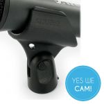 Sennheiser MD 46 Mikrofon - Nahaufnahme mit Halterung