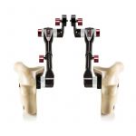 SHAPE Double Telescopic Wooden Handle Grip ARRI Rosette - W-HAND12