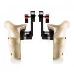 SHAPE Double Wooden Handle Grip ARRI Rosette - W-HAND14