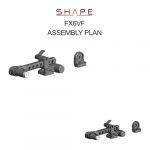 SHAPE Sony FX6 Push-Button view finder mount Leightweigt Rod Bloc