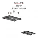 SHAPE Sony FX6 top plate Gewinde mit Verdrehschutz