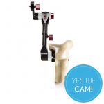 SHAPE Telescopic Wooden Handle Grip Single Left ARRI Rosette - WL-HAND3