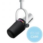 Shure MV7+ Podcast-Mikrofon - Weiß LED-Touchpanel