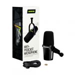 Shure MV7+ Podcast-Mikrofon - Schwarz Lieferumfang