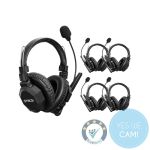 SYNCO Xtalk XMax 5 - Xtalk Xmax Wireless Intercom System Headset mit Dual-Ear-Design
