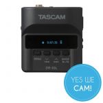 Tascam DR-10L Digitaler Audiorecorder mit Lavalier-Mikrofon