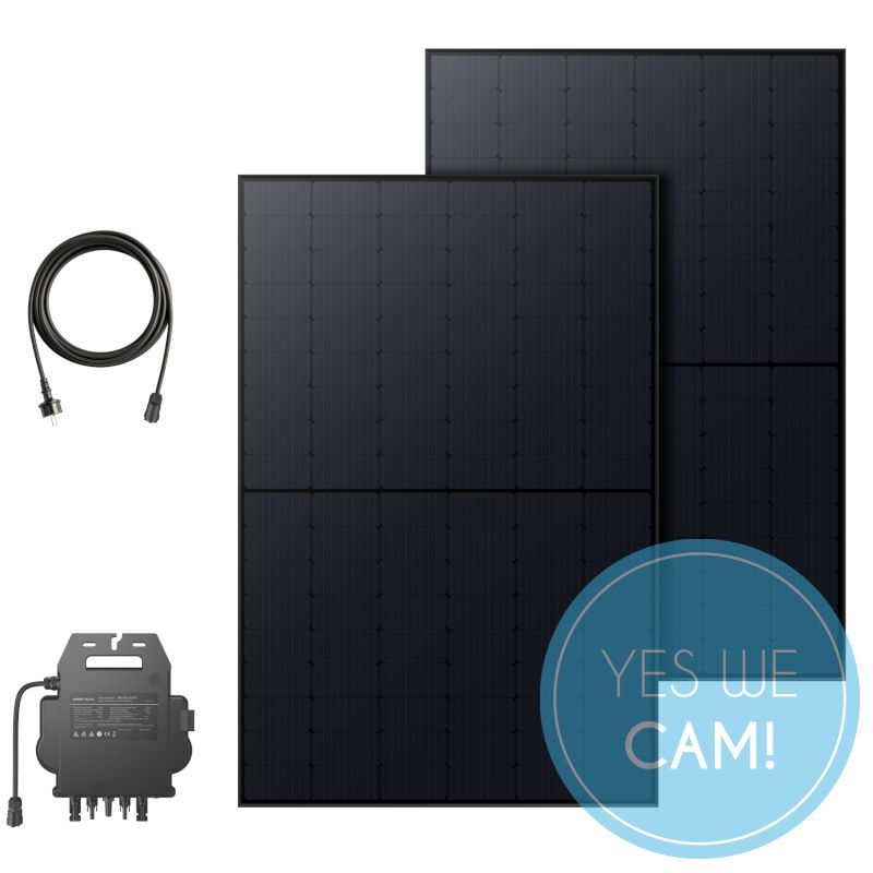 Anker SOLIX Balkonkraftwerk 820W PV mit Mikrowechselrichter 600W/800W Solarenergie