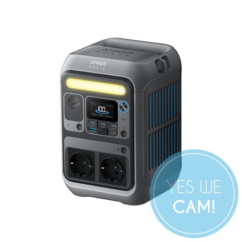 Anker SOLIX C300 Tragbare Powerstation 288Wh, 300W Stromversorgung