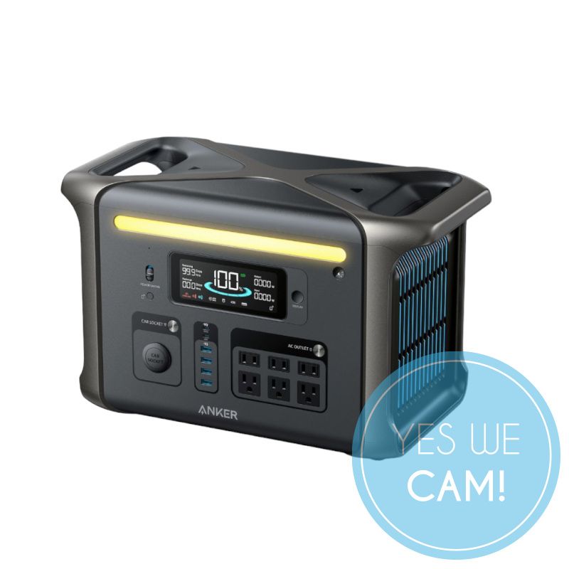 Anker SOLIX F1500 Tragbare Powerstation 1536 Wh, 1800W Stromversorgung