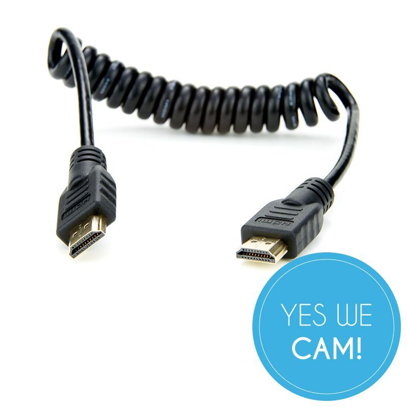 Atomos HDMI auf HDMI Spiralkabel 30cm